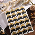 CHIALLCO Photo Corners 120 Pcs Gold Self-Adhesive Picture Mounting Corner Stickers for DIY Scrapbook, Acid Free Photo Mounting Corners for Photo Album, DIY Scrapbook Stickers, Memory Books, Diary