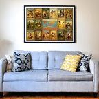 Think2Master Ancient Civilizations World History Jigsaw Puzzle 500 Pieces Large Format for Kids 12+, Teens, Adults & Families. Great Gift. Historical Timeline & World Map. Size: 26.8” X 18.9”
