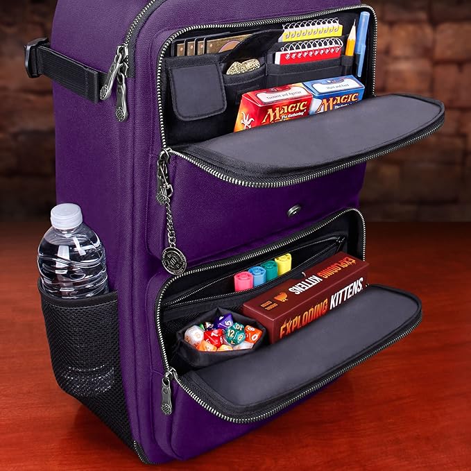 ENHANCE MTG Backpack TCG Card Storage - TCG Backpack for Deck Boxes, Sleeved Cards, Playmats, MTG Accessories