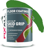 FIXALL Skid Grip Anti-Slip Coating, 1 Gallon, Emerald, Exceeds ADA Standards, Ideal for Safety Areas, Slip-Resistant Pavement, Cement & Concrete Paint