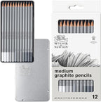 Winsor & Newton Studio Collection Artist Pencils, Graphite Pencils, Set of 12