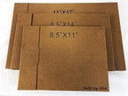 8.5 x 11 Inch Waterproof Inkjet Transparency Film for Silk Screen Printing (50 Sheets)