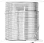 Mandala Crafts 22 Gauge Anodized Aluminum Craft Wire for Jewelry Making - 450 FT Colored Flexible Silver Copper Gold True Blue Purple Pink Wire - Bendable for Bonsai Armature Crafting Sculpting