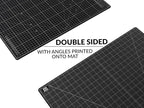Premium Self Healing Cutting Mat - 36 Inches by 48 inches - A0-3 Layer Quality PVC Construction - Dual Sided, Imperial and Metric Grid Lines - Perfect for Cutting, Sewing, and Crafts