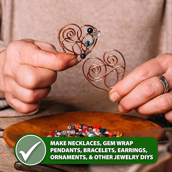 Mandala Crafts 14 Gauge Anodized Aluminum Craft Wire for Jewelry Making - 60 FT Colored Flexible Gray Wire - Bendable for Bonsai Armature Crafting Sculpting