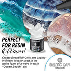 BALTIC DAY 50 Color Epoxy Pigment Paste Set – Opaque Resin Colorant, High Concentration Epoxy Dye & Mica Powder for Resin Art, Jewelry Making, Tumblers, Coasters, River Tables & DIY Crafts
