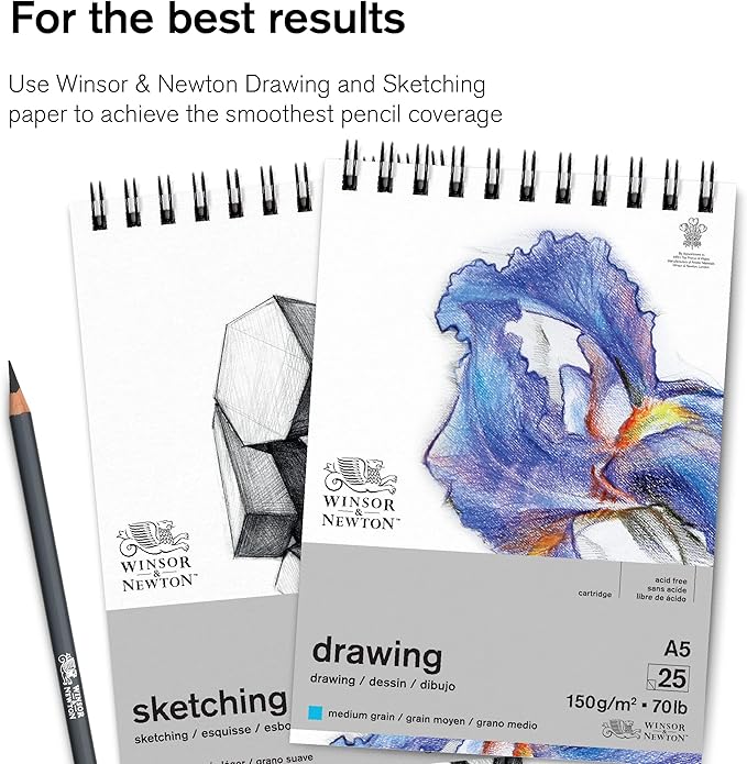 Winsor & Newton Studio Collection, 6 Count, Charcoal Pencils