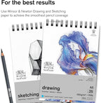Winsor & Newton Studio Collection Artist Pencils, Sketching Pencils, Set of 6