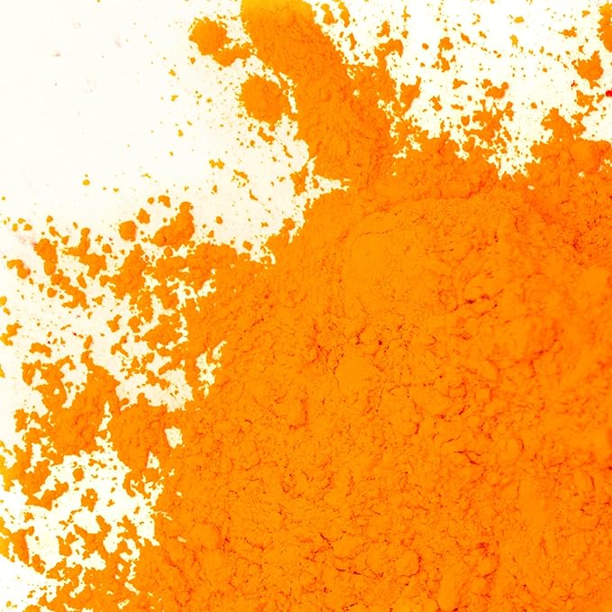 GOODTAKE Tangerine Yellow Iron Oxide Pigment Powder, Concrete Cement Dye Color for Pastel Tile Paint, Mortar, Grout (16 oz)