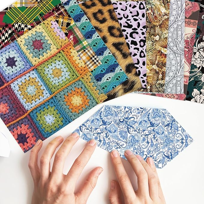 Origami 6x6 Paper Kit 150 Sheets 150 Vivid Colors Double Sided Same Printed Traditional Patterns Square for Arts Crafts Projects Japan Traditional Chiyo.Texture