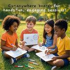 6 Premium Small Dry Erase Board 9"x12"- Portable Dry Erase Lap Board, Handheld Whiteboard- White Boards for Students - Small Whiteboard | Double Sided Erasable White Boards Dry Erase- 6 Pk