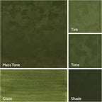Tusc & Pine Artist Oil Paint - Wellington Vert Noir, 40 ml, Non-Yellowing, Rich & Creamy Consistency, Maximum Pigment Load, Small Batch Milled Oil Paints Made in The USA for Professional Artists