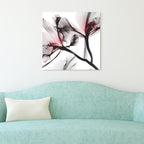 Empire Art Direct Frameless Free Floating Tempered Glass Panel Graphic Wall Art Ready to Hang, 24" x 24", Coral Luster
