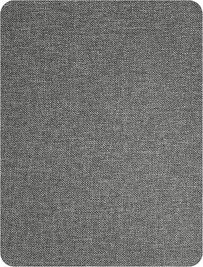 KING MOUNTAIN Fine Linen Repair Patches, Self-Adhesive Linen Fabric Patches, 8X11 inch Extra Size, Multi Color, Can be Used for Linen Sofa Repair and Linen Clothes Repair(8" x 11",Medium Grey 1.0)