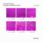 Hemway Polyurethane & Epoxy Resin Glitter 100g / 3.5oz Metallic Crystal Flake Additive for Flooring Jewelry Tumblers Glass Pigment - Microfine (1/256" 0.004" 0.1mm) - Fuchsia Pink