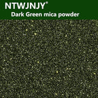 Dark Green Mica Powder, Natural Shimmer Mica Powder for Epoxy Resin/Candle/Soap/Lip Gloss/Slime/Quicksand/Bath Bombs/.Car Paint pigments.Candle Dye,Soap Making Dye(50g/1.7oz)