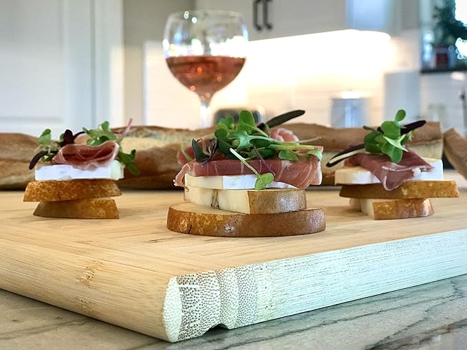Pureboo Premium Bamboo Pull-out Cutting Board - 8 Different Sizes to Fit Most Standard Slots 17.75"W x 22"D x 3/4"H
