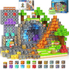 Magnetic Blocks -150 Magnetic Building Blocks STEM Toy, Stacking Mine Magnet World Craft Cubes for Kids, Game Gift for Boys Girls Age 3-5 5-7 4-8 8-12