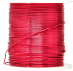 Mandala Crafts 22 Gauge Anodized Aluminum Craft Wire for Jewelry Making - 450 FT Colored Flexible Silver Copper True Blue Black Red Kelly Green Wire - Bendable for Bonsai Armature Crafting Sculpting