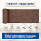 KING MOUNTAIN Linen Repair Patches, Self-Adhesive Linen Fabric Patches, 4 X 63 inch Extra Size, Multi Color, Can be Used for Linen Sofa Repair and Linen Clothes Repair (Medium Brown)