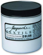 Jacquard Textile Color, Colorless Extender - Permanent Fabric Paint for Clothes, Furniture Upholstery, Shoes or Tote Bags – Indoor & Outdoor Fabric Paint – 8 Oz Jar, Upholstery Fabric Paint
