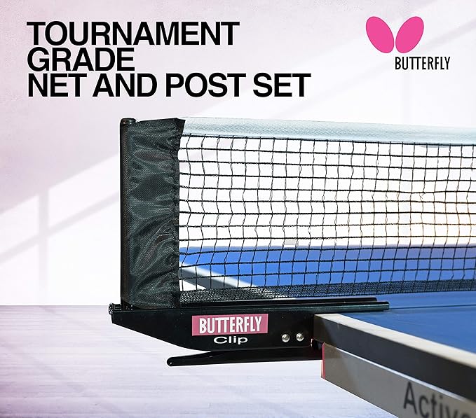Butterfly Active 19 Home Ping Pong Table | Table Tennis Table for Game Room | 10 Minute Easy Assembly Game Table | Foldable Space Saver Ping Pong Table