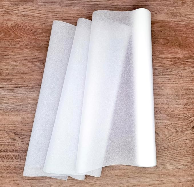 MLNSUNNY 13.8"x787" Artist Teabag Roll Paper - Wet Strength Tissue for DIY Decor, Tracing, Collage, Bookbinding & Repair, Cyanotype, Lanterns Craft
