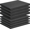 8 Pack Polyethylene Foam Pads for Packing Foam Sheets 2 Size Cuttable High Density Cushioning Inserts Protective Foam for Packing Cases and Crafts- 16" X 12" X (0.4" and 1")