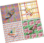 Origami Paper 6x6 Inches, 50 Sheets, Vintage Masterpiece & Impressionist Art, Mondrian Neo-Plasticism & Matisse - Fauvism,Double-Sided Folding Paper for Adult,Kids, Ideal for Scrapbooking, DIY Craft