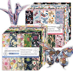 Origami Paper Kit 100 Sheets 6 Inch Square Double Sided Color 20 Vivid Colors for Hand Crafts Origami Paper Arts Creativity.Spring