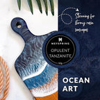 MEYSPRING Opulent Tanzanite - Intense Blue Mica Powder for Epoxy Resin - Navy Blue Pigment - Resin Art Supplies - Epoxy Resin Color Pigment - Blue Dye