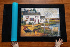 Buffalo Games - Roll-Up Puzzle Mat - Puzzle Saver and Assembly Accessory - Felt Mat - Fits up to 1000 Piece Puzzle - Black
