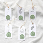PONATIA Sage Green Wax Seal Stickers - 50 Pcs Self- Adhesive Wedding Invitation Seal Stickers, Perfect for Invitation Cards, Envelopes, Christmas Cards, Gift Wrapping, Party Menu Décor