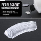 Pouring Masters 8 Oz Acrylic Pearlescent Effects Medium - Creates Pearl Iridescent Metallic Shimmer for Fluid Art & Acrylic Painting