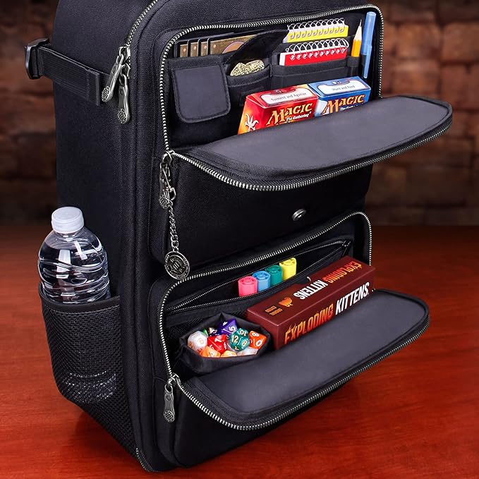 ENHANCE MTG Backpack TCG Card Storage - TCG Backpack for Deck Boxes, Sleeved Cards, Playmats, MTG Accessories