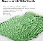 Winsor & Newton Professional Artists' Satin Varnish, 250ml (8.4oz) Bottle