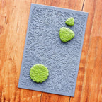 Arbuya Flowers Polymer Clay Texture Mat - Flowers Leaves Leaves Texture Sheet for Polymer Clay Jewelry Making, Earring Charms, DIY Craft Supplies