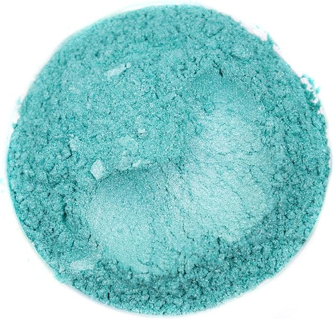 Rolio Premium Blue Mica Powder - Celeste Blue (100G / 3.5 oz) - 1 Jar of Pigment Powder for Epoxy Resin, Dye, Soap Making, Nail Polish, Paint, Candle Making, Bath Bombs, Slime