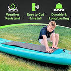 XCEL Marine Foam Roll with Self Adhesive Gray, 54" x 12" x 1/4" Closed Cell Foam Rubber Water Resistant Padding Sheet - Home, Marine, Garage, Auto Insulation & Cosplay (Gray, 54" x 12" x 1/4")