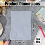 200 Sheets Vellum Paper, Translucent Printable Vellum Tracing Paper, Glassine Papers for Wedding Invitation Drawing Sketching Writing(8.3×5.7 Inches)