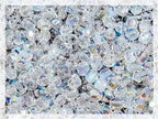 100 pcs of Faceted Fire Polished Pressed Czech Glass Beads 4mm (0.16in), Crystal AB 00030-28701 BCV