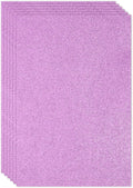 PATIKIL 2mm(1/10") Thick Non Adhesive Glitter Foam Sheet 16x24inch(40x60cm) Dark Purple, EVA Shiny Foam Board for Craft, 6 Pcs