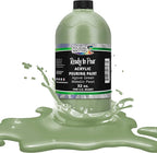 Pouring Masters Agave Green Metallic Pearl Ready to Pour Acrylic Pouring Paint - Premium 32-Ounce Pre-Mixed Fluid Acrylic Paint - Fluid Art Supplies for Canvas, Wood, Paper, Tile & Rocks