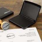 MaxMark Large Premium Blue Ink Stamp Pad - 3.5" x 6.25" - Quality Felt Pad