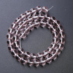 32pcs 12mm Pink Crystal Glass Round Loose Spacer Beads for Jewelry Making DIY Bracelet Necklace Healing Power Stone Beads
