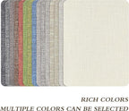 KING MOUNTAIN Fine Linen Fabric Patches, Self-Adhesive, 8x11 inch, 2 PCS, Multi Color, For Linen Sofa and Clothes Repair