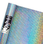 VViViD Mosaic+ Glitter Holographic Crafting Vinyl, 3ft x 1ft, 7 Color Bundle, with Transfer Paper