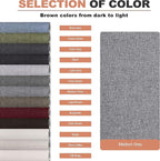 Fine Linen Fabric Patches, Self-Adhesive, Extra Large 12x40 Inch, Multi Color, for Sofa & Clothes Repair