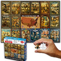 Think2Master History of The United States 500 Pieces Large Format Jigsaw Puzzle: Kids 12+, Teens, Adults & Families. Great Gift. Presidents, Key Events & ERAS from 1776 to Today. Size: 26.8” X 18.9”